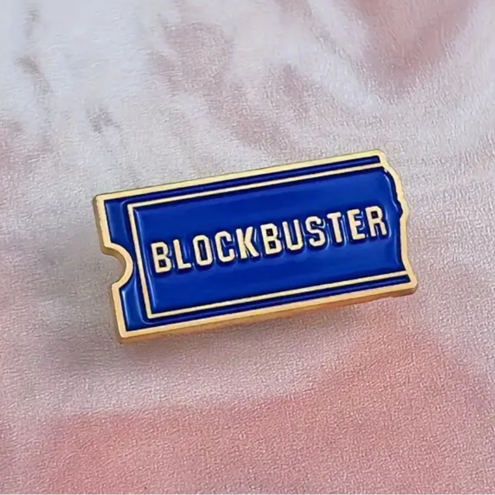 BLOCKBUSTER enamel pin